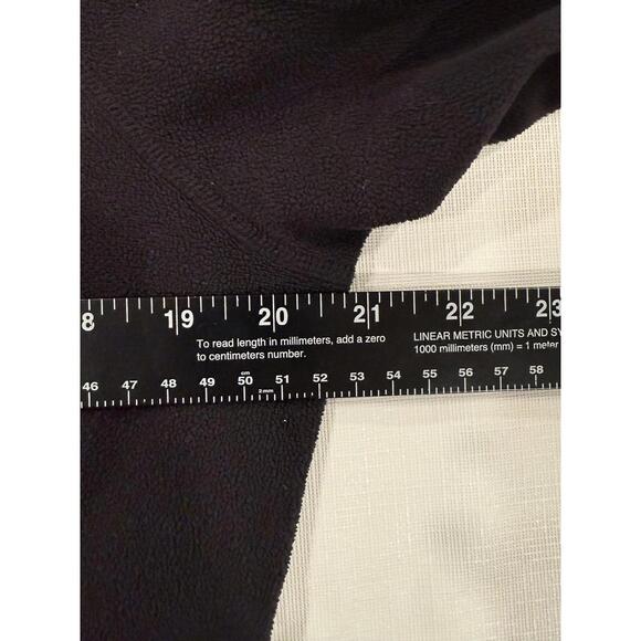 The North Face Pullover Womens Medium Black Fleece Quarter Zip Pink Ribbon - Picture 5 of 8